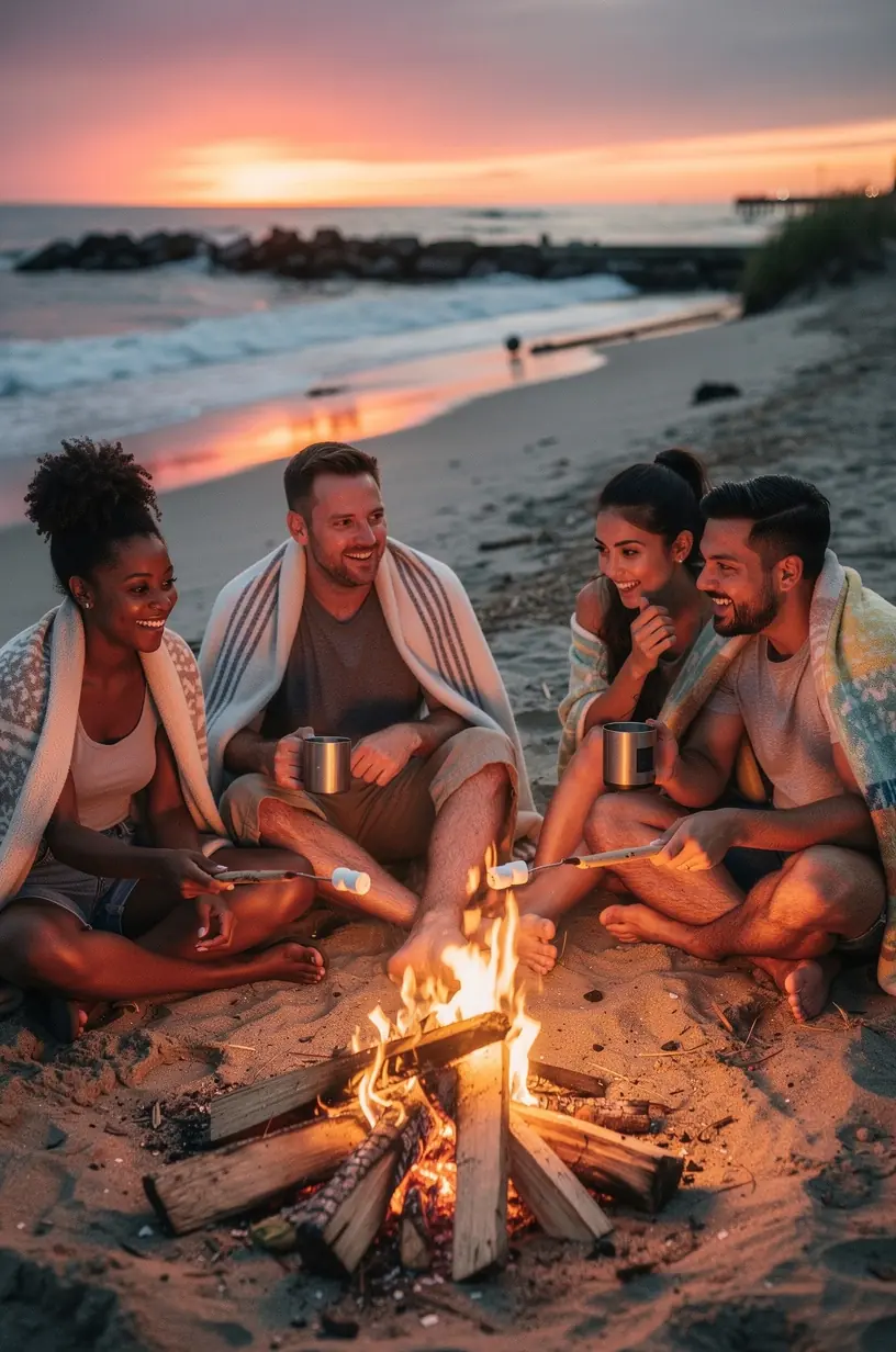 Community members collaborating on a cookbook project.