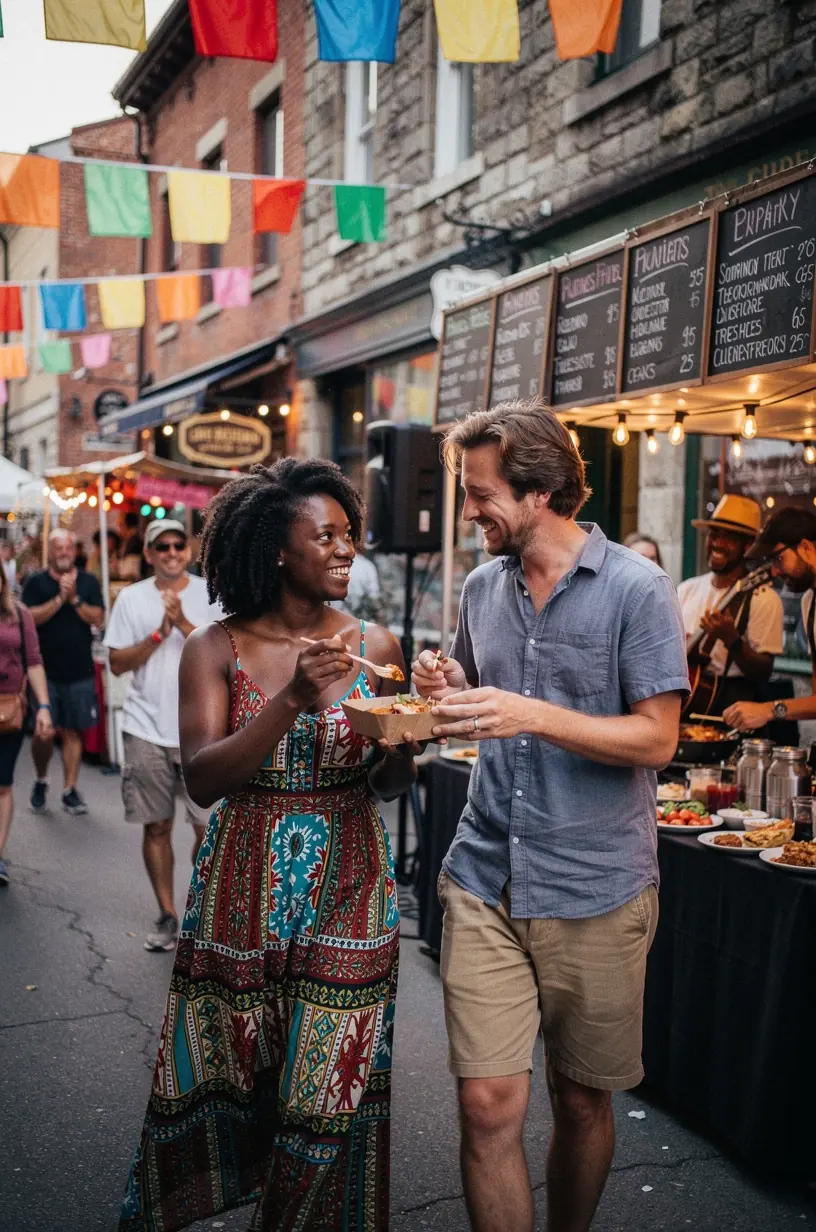 Community transformation highlighting gentrification impacts and solutions.