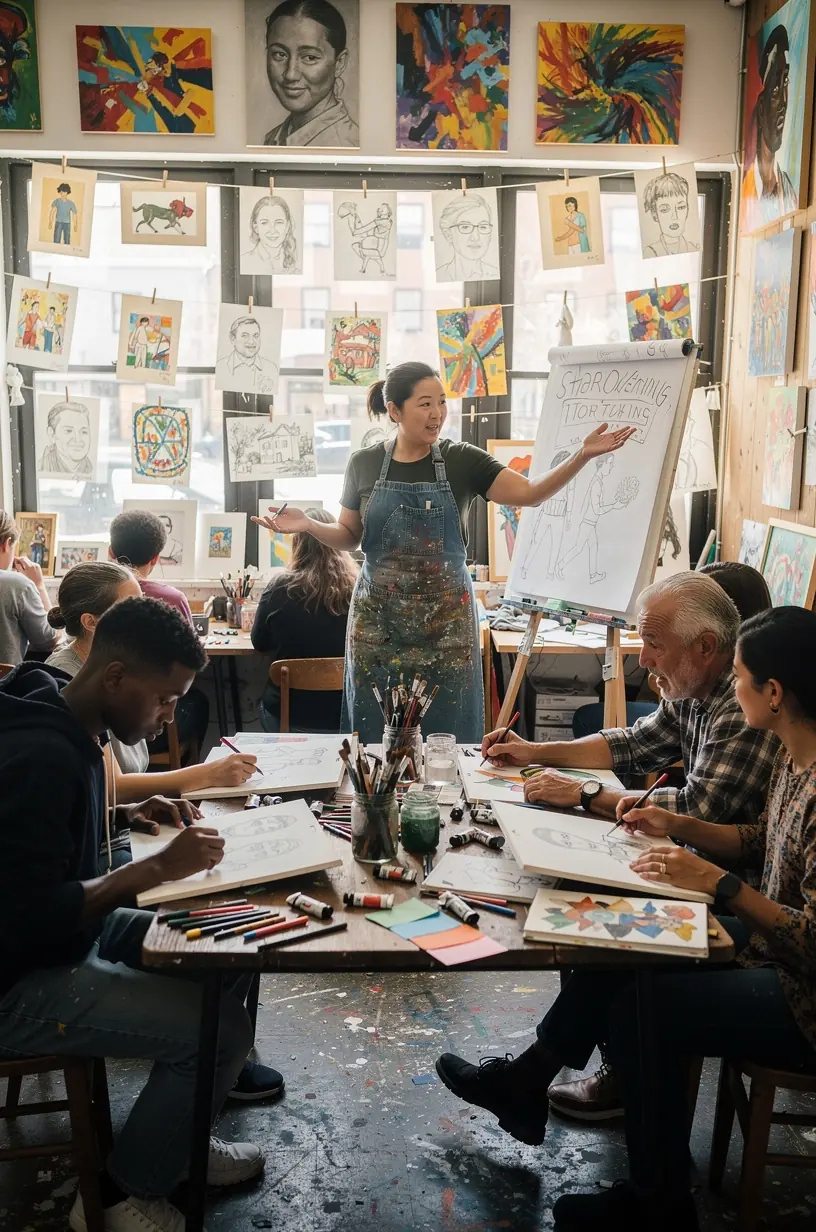 Modern office environment